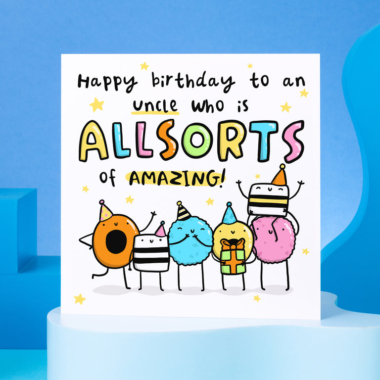 All Sorts Of Amazing Uncle Birthday Card