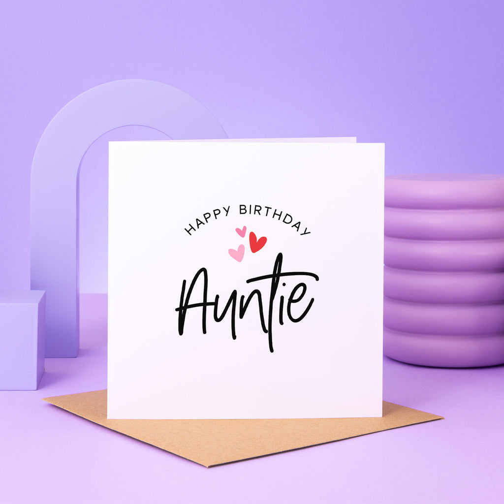 Happy Birthday Auntie Card