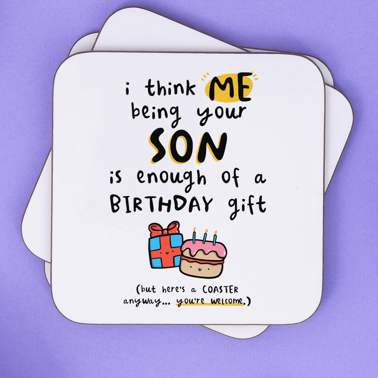 Being Your Son Birthday Coaster