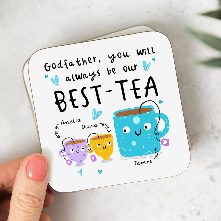 Godfather Our Best-Tea Personalised Coaster