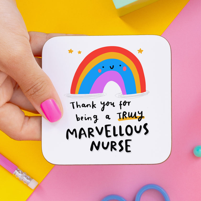 Truly Marvellous Nurse Coaster