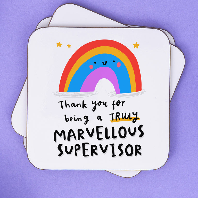 Truly Marvellous Supervisor Coaster