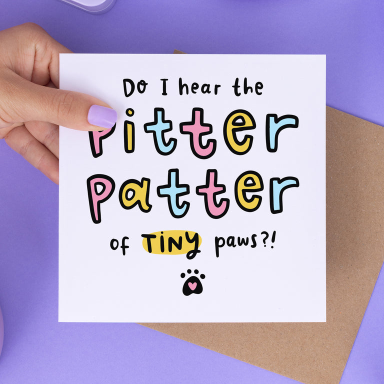Tiny Paws Congrats Card