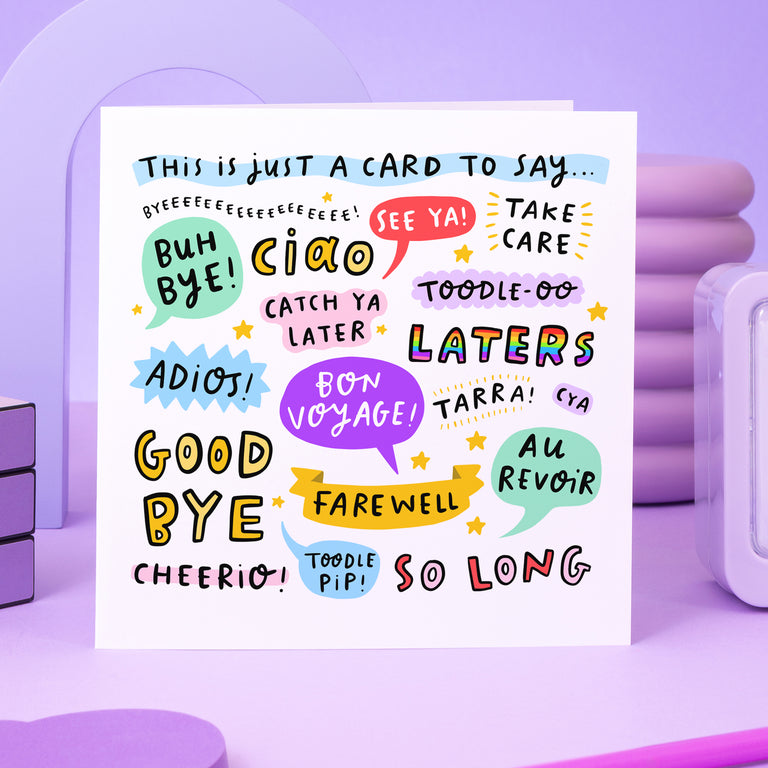 A Card To Say Goodbye