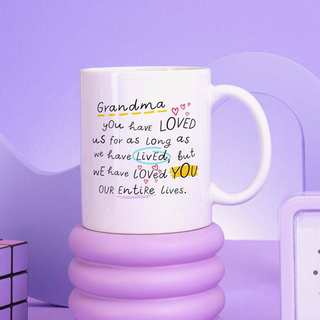 Grandma Entire Life Personalised Mug