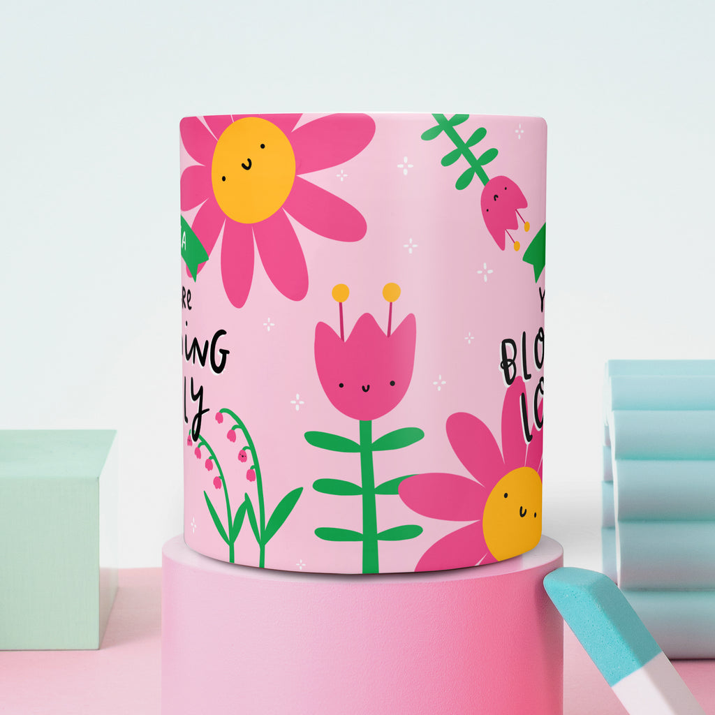 You Are Blooming Lovely Personalised Name Mug
