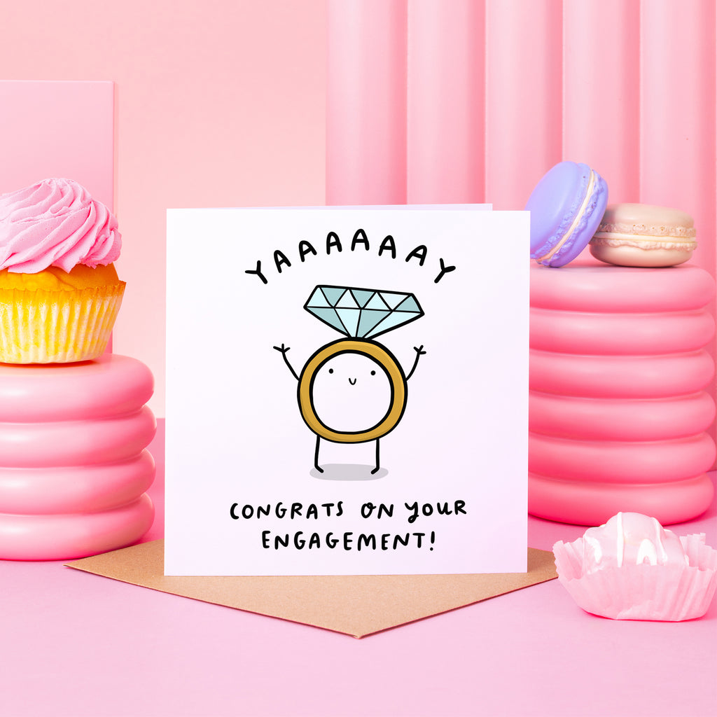 Yay Engagement Card