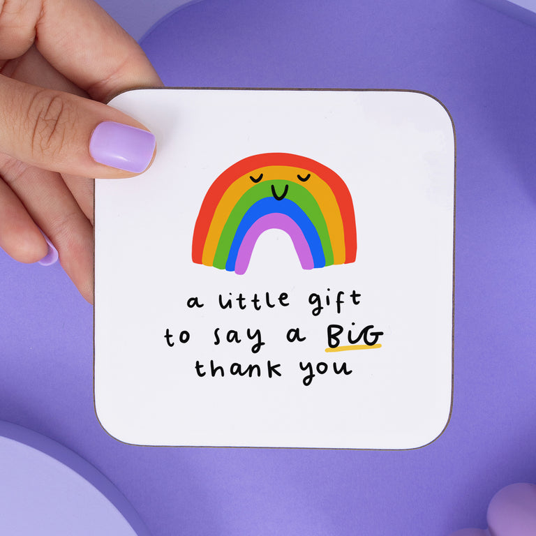 Little Gift Big Thank You Coaster