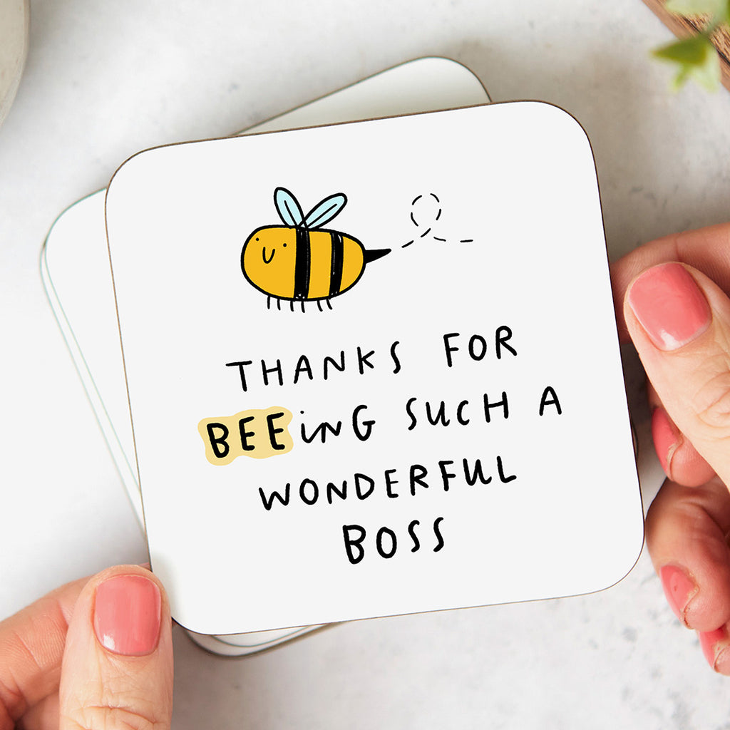 Boss Beeing Wonderful Coaster