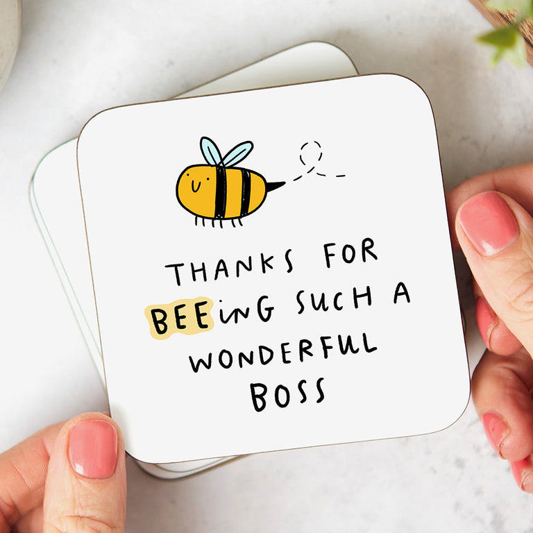 Boss Beeing Wonderful Coaster