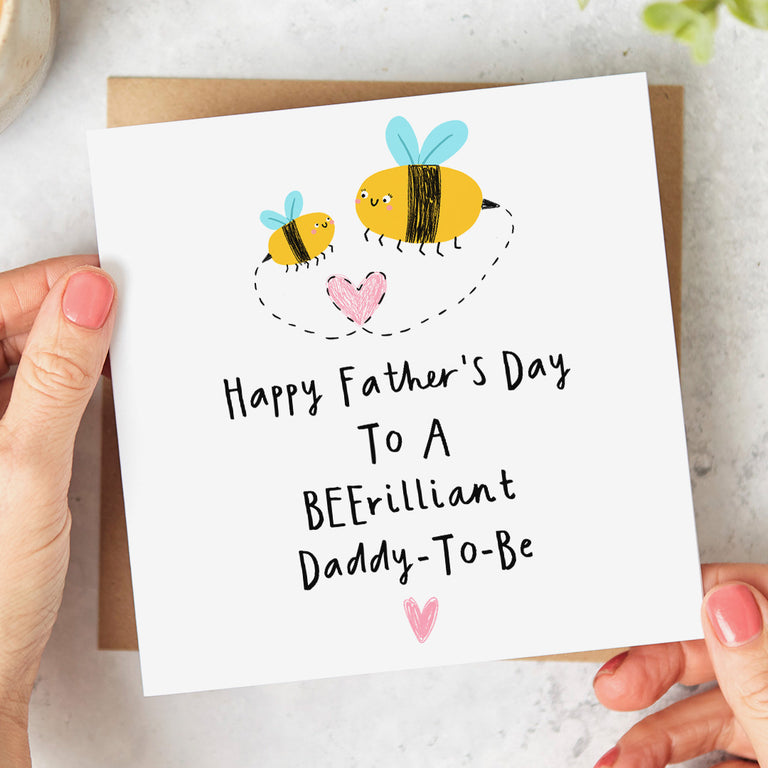 Beerilliant Daddy-To-Be Father's Day Card