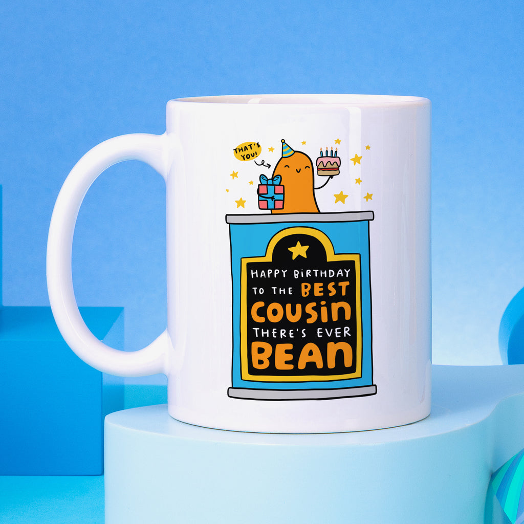 Best Cousin Ever Bean Personalised Mug