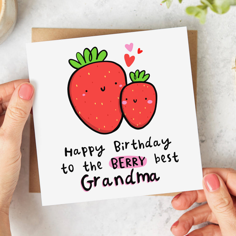 Grandma Berry Best Birthday Card