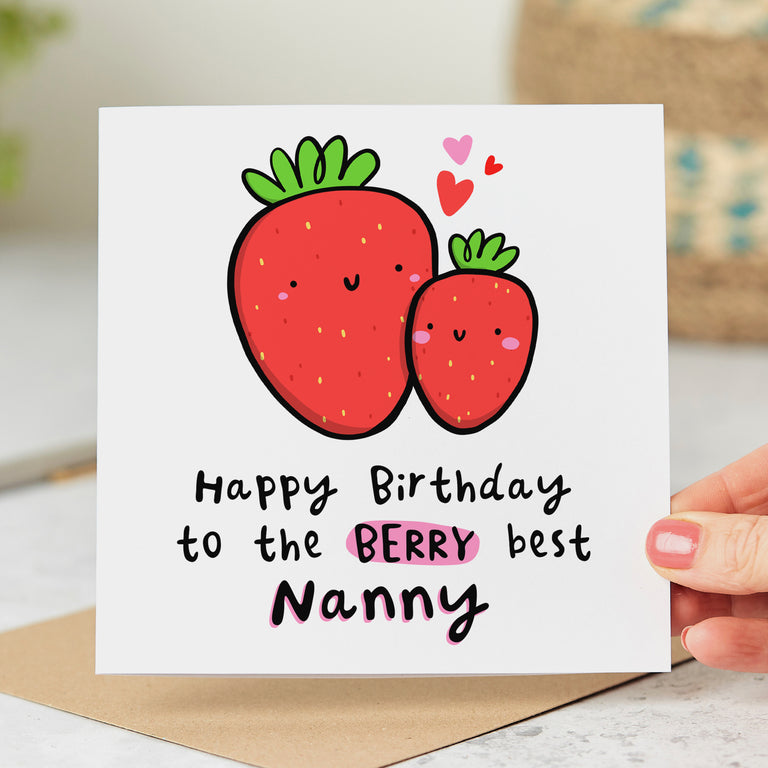 Nanny Berry Best Birthday Card