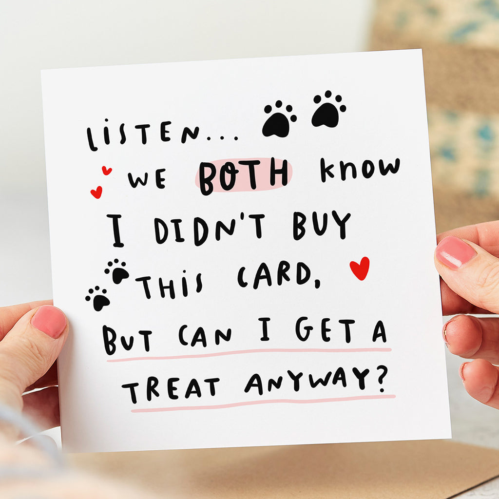 Get A Treat Card