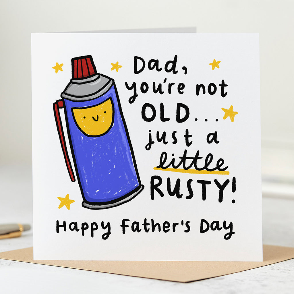 Dad Little Rusty Father's Day Card