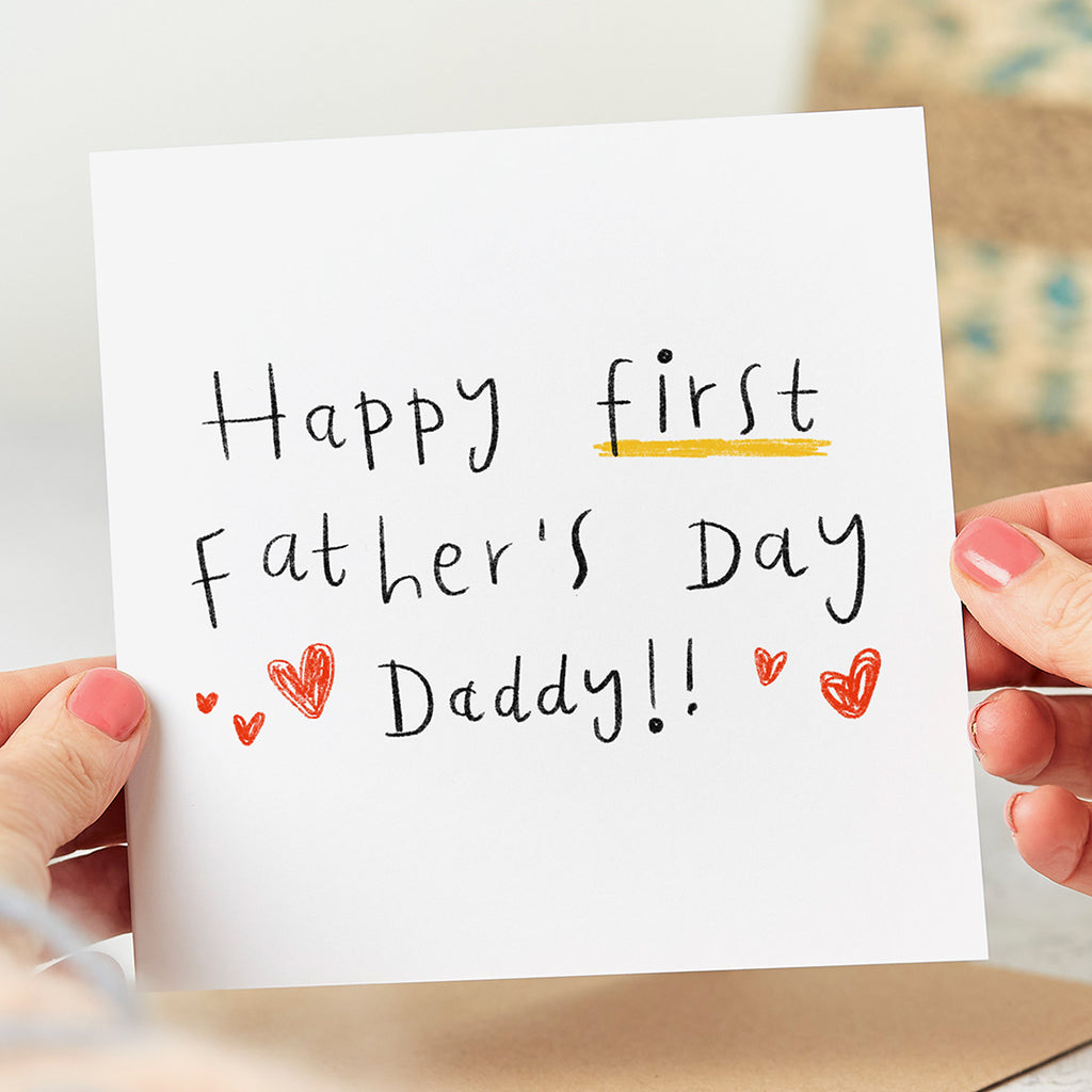 Happy First Father's Day Card