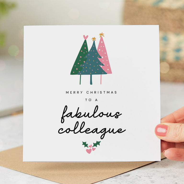 Colleague Fabulous Christmas Card