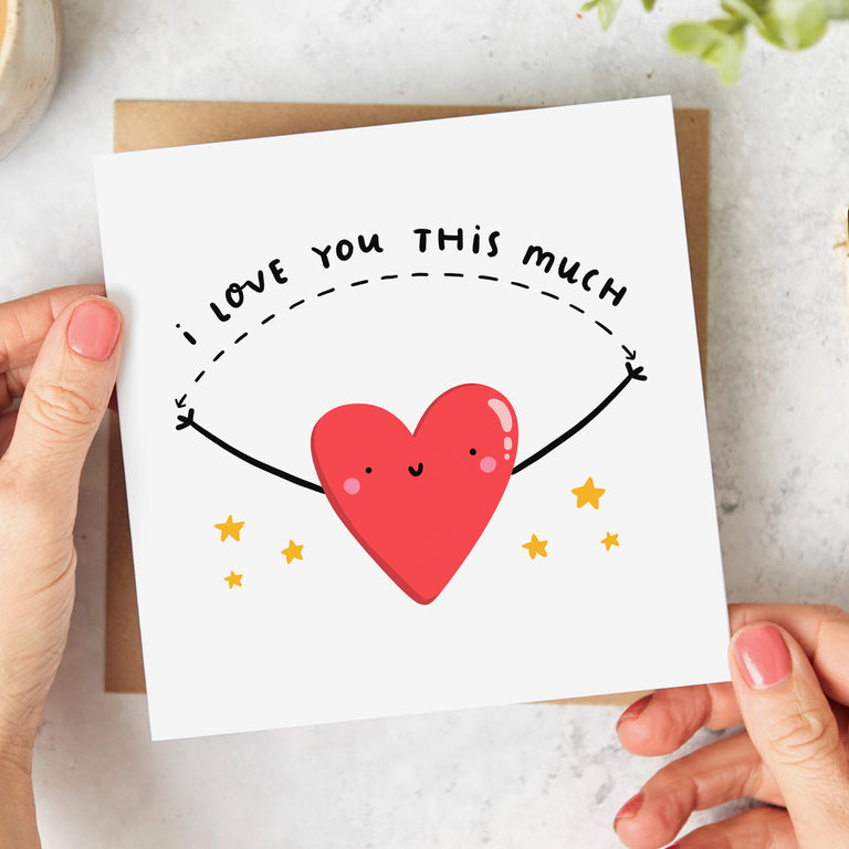 Love You This Much Card