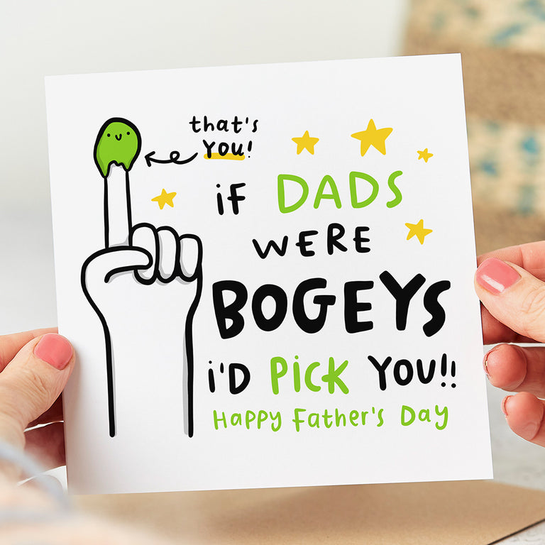 Dad Bogey Father's Day Card