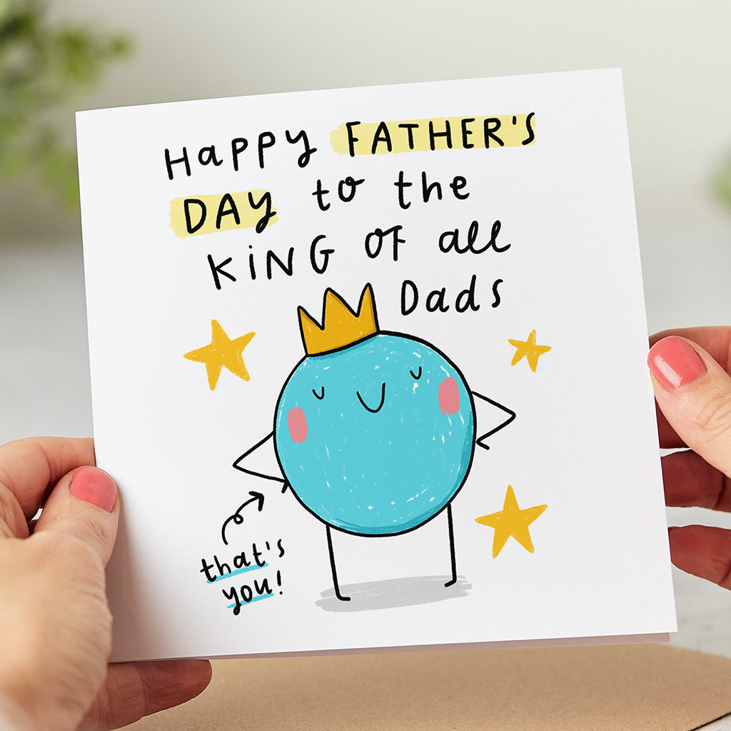 King Of Dads Father's Day Card