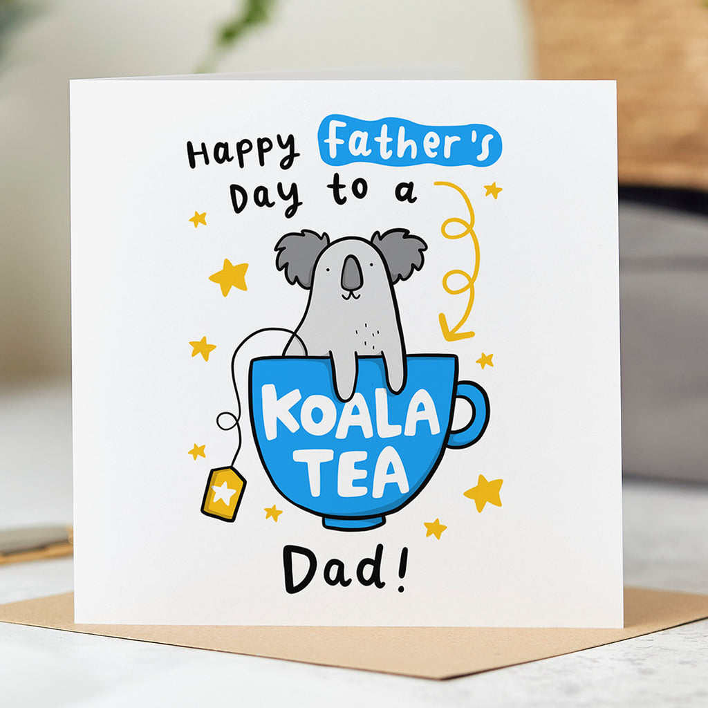 Koala Tea Dad Father's Day Card