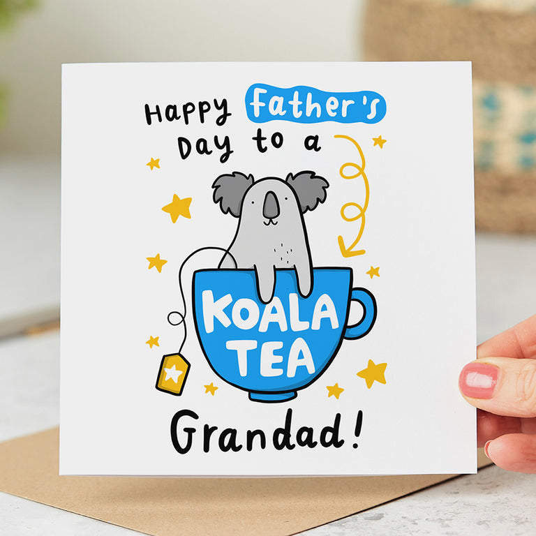 Koala Tea Grandad Father's Day Card