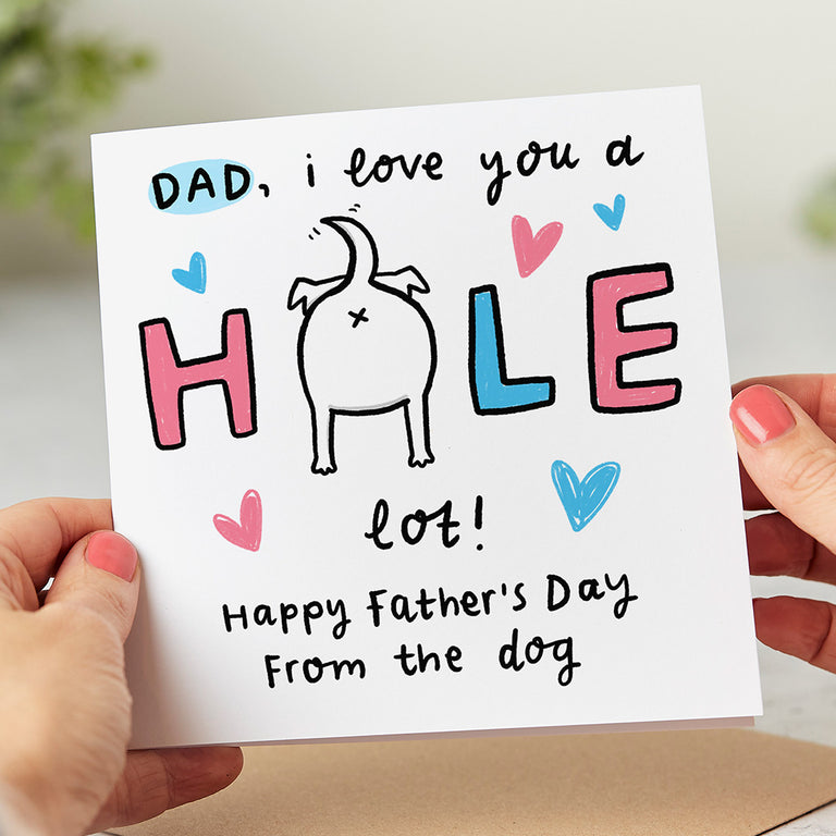Love You A Whole Lot Father's Day Card