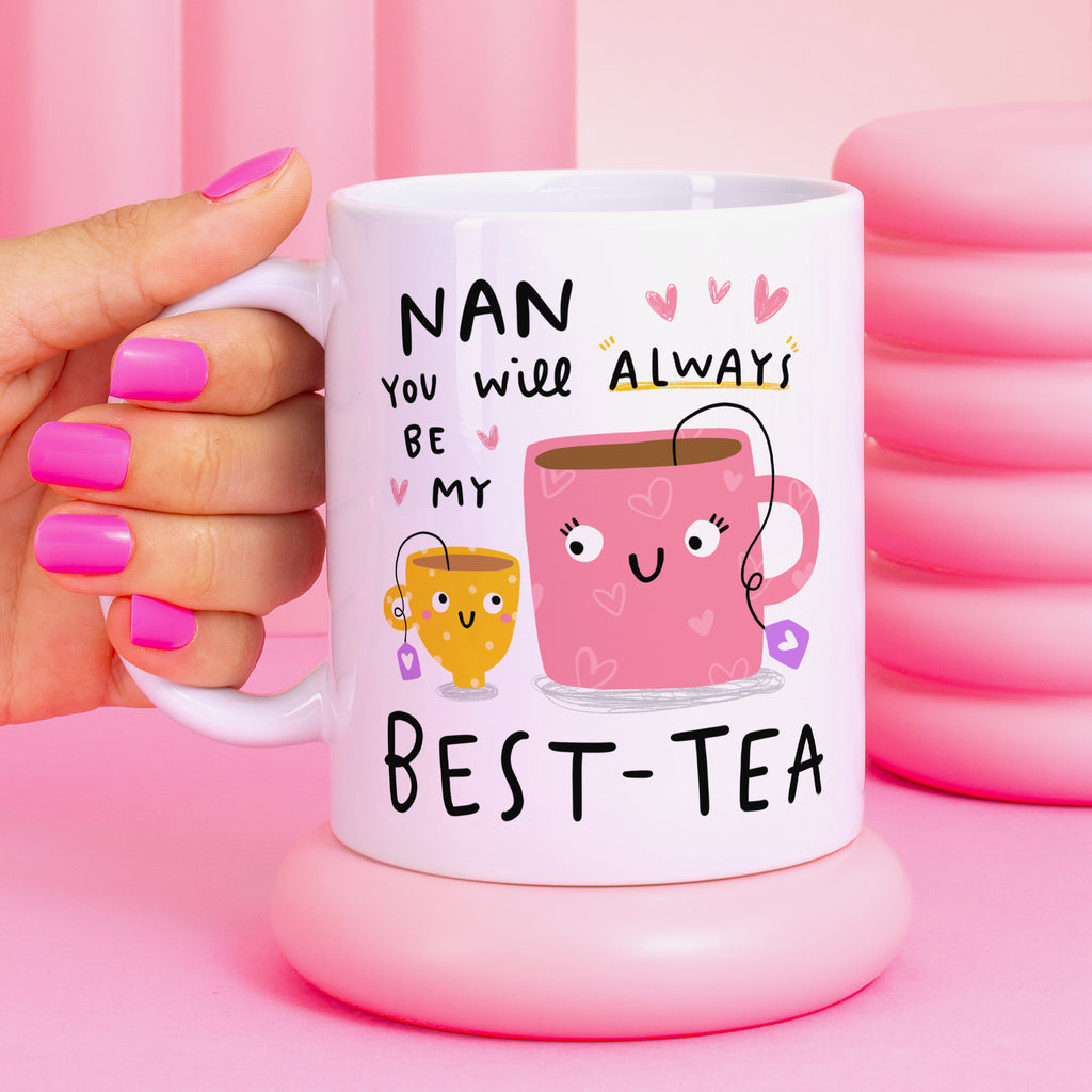 Personalised Mug - Nan My Best-Tea