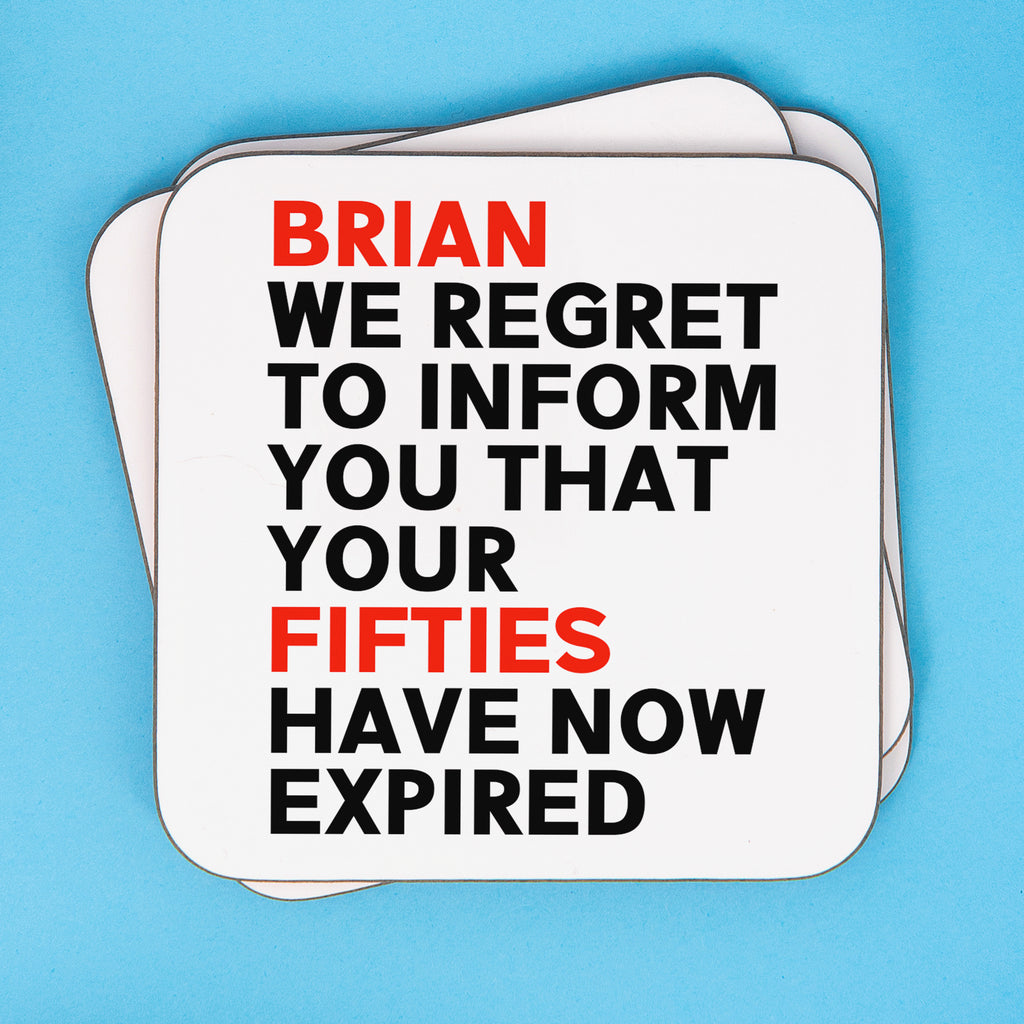 Personalised 60th Birthday Mug - Fifties Expired