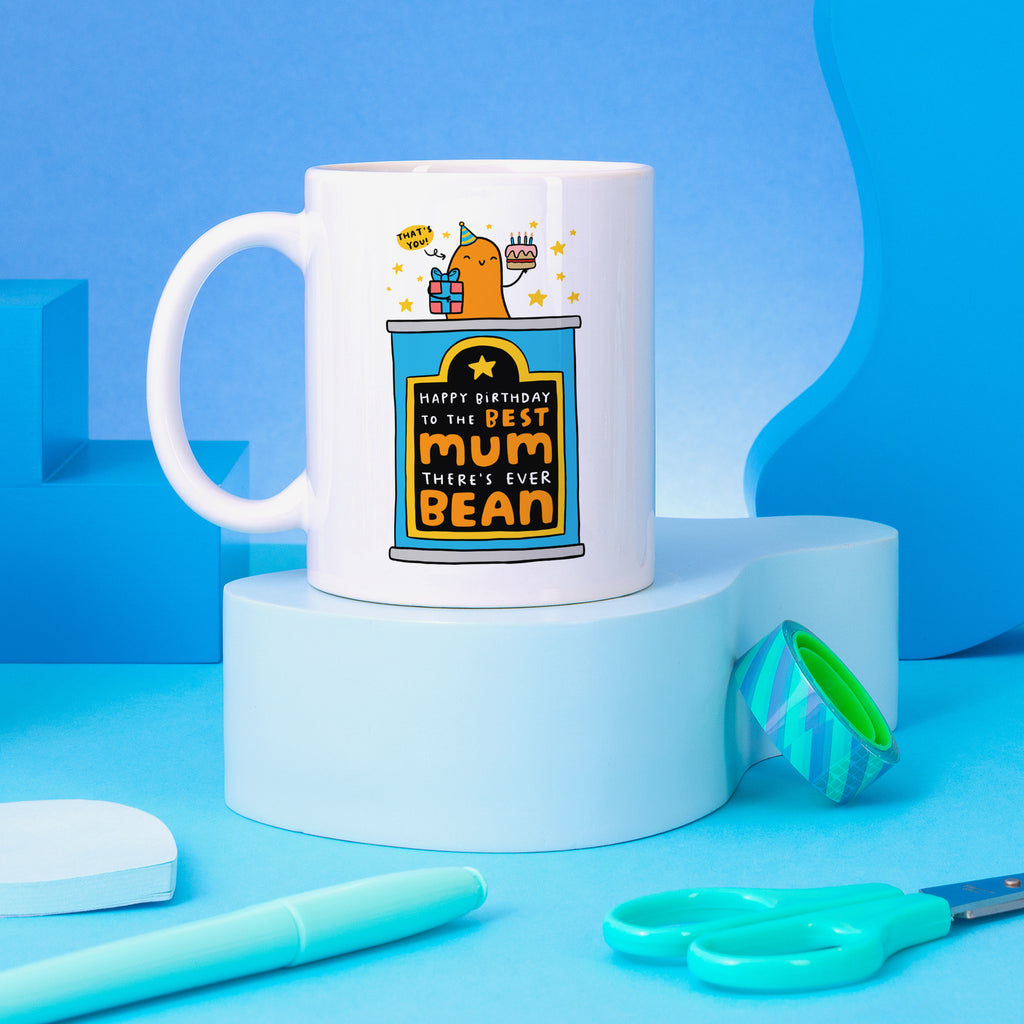 Best Mum There's Ever Bean Personalised Mug