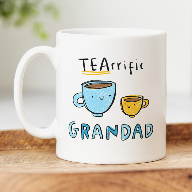 Personalised Mug - Tea-rrific Grandad