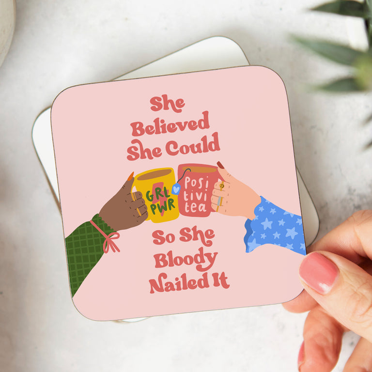 She Believed She Could Coaster