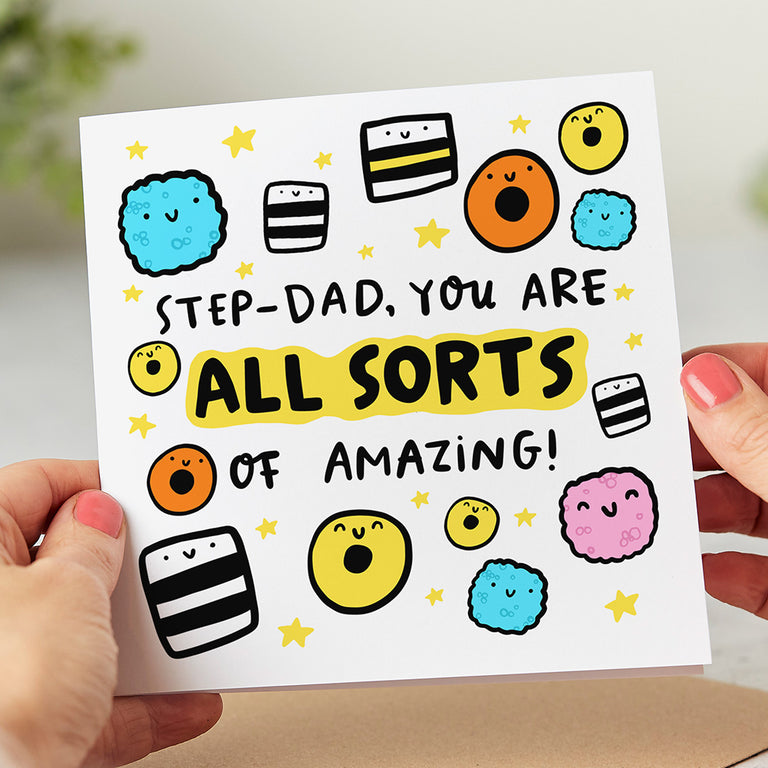 All Sorts of Amazing Step Dad Card