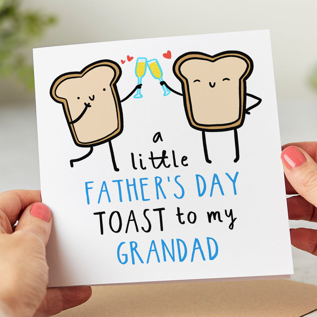 Toast to Grandad Father's Day Card