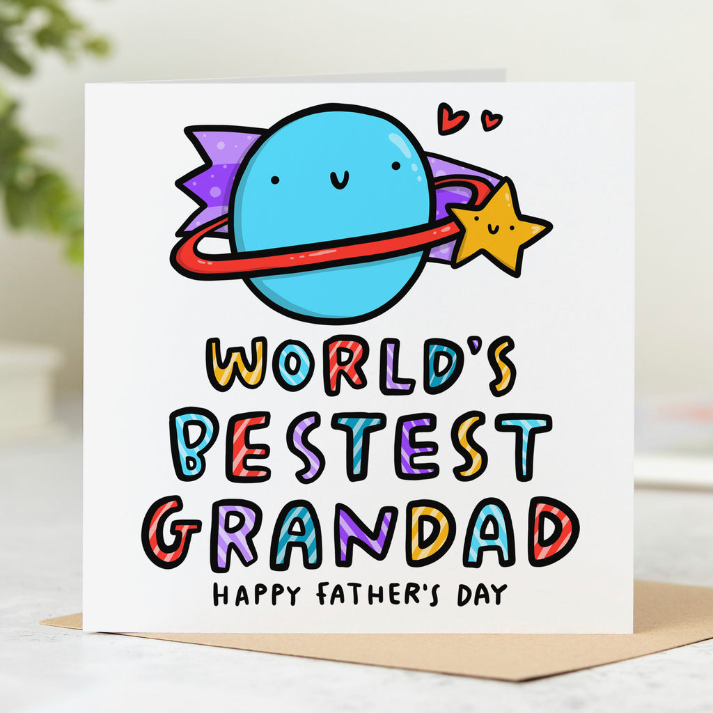 World's Bestest Grandad Father's Day Card