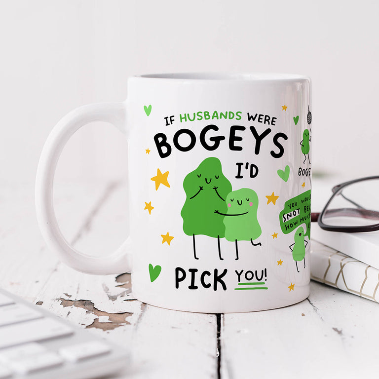 Husband Bogeys Mug