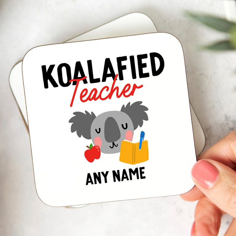 Personalised Coaster - Teacher Koalafied