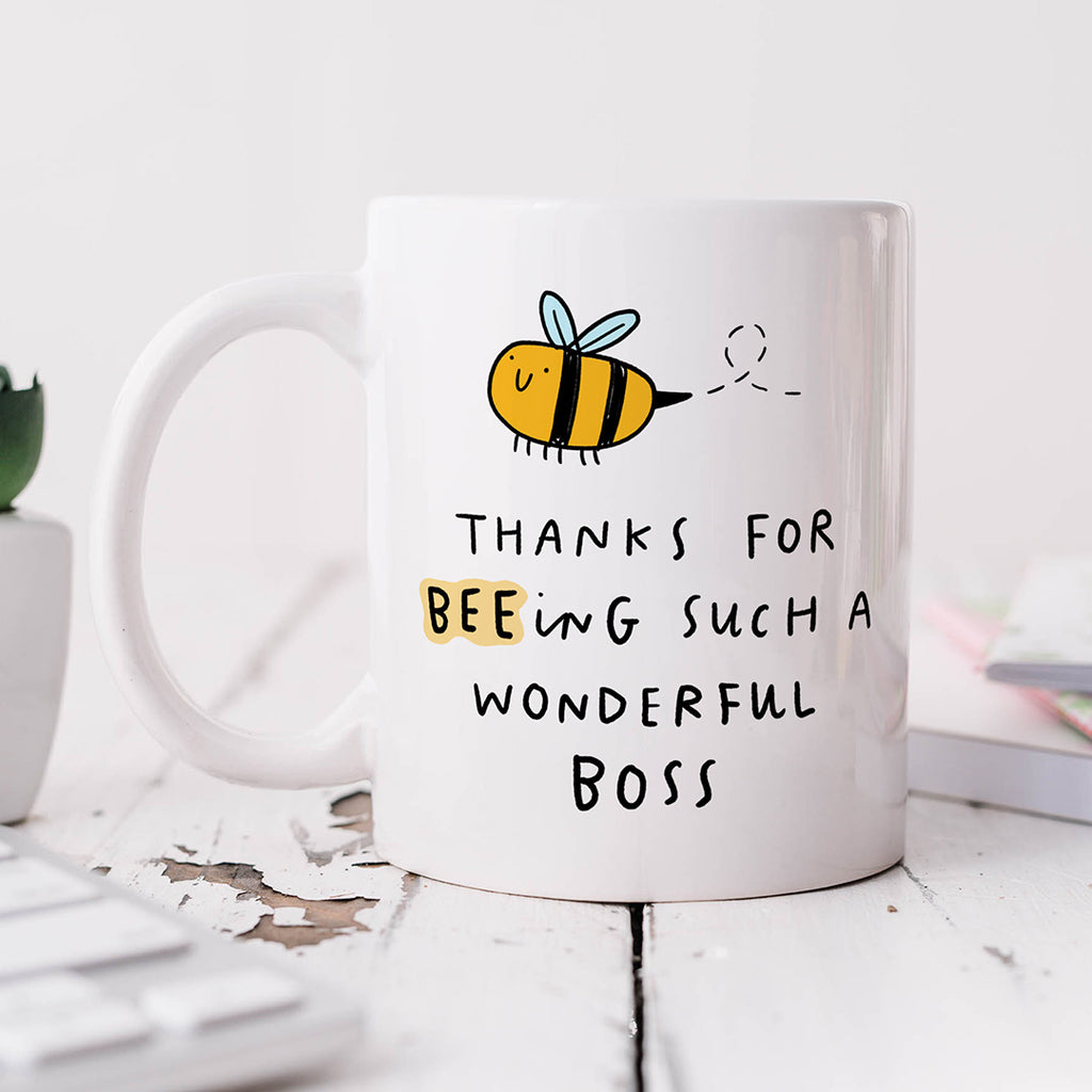 Personalised Mug - Boss Beeing Wonderful