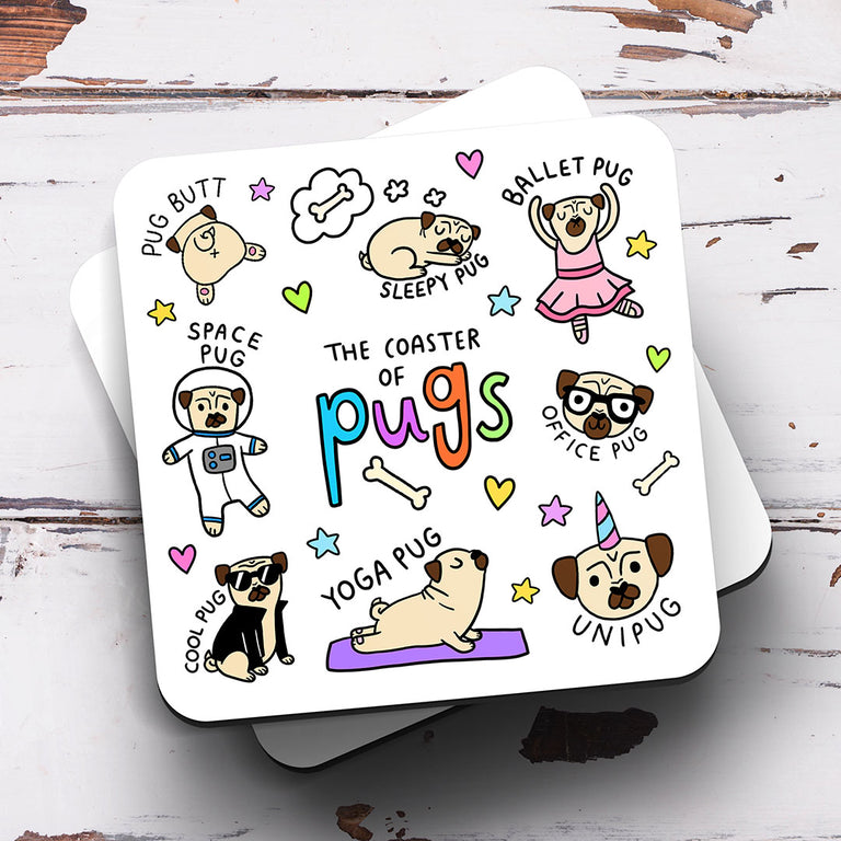 The Coaster Of Pugs
