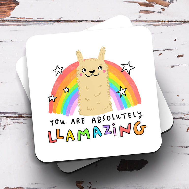 You Are Absolutely Llamazing Coaster