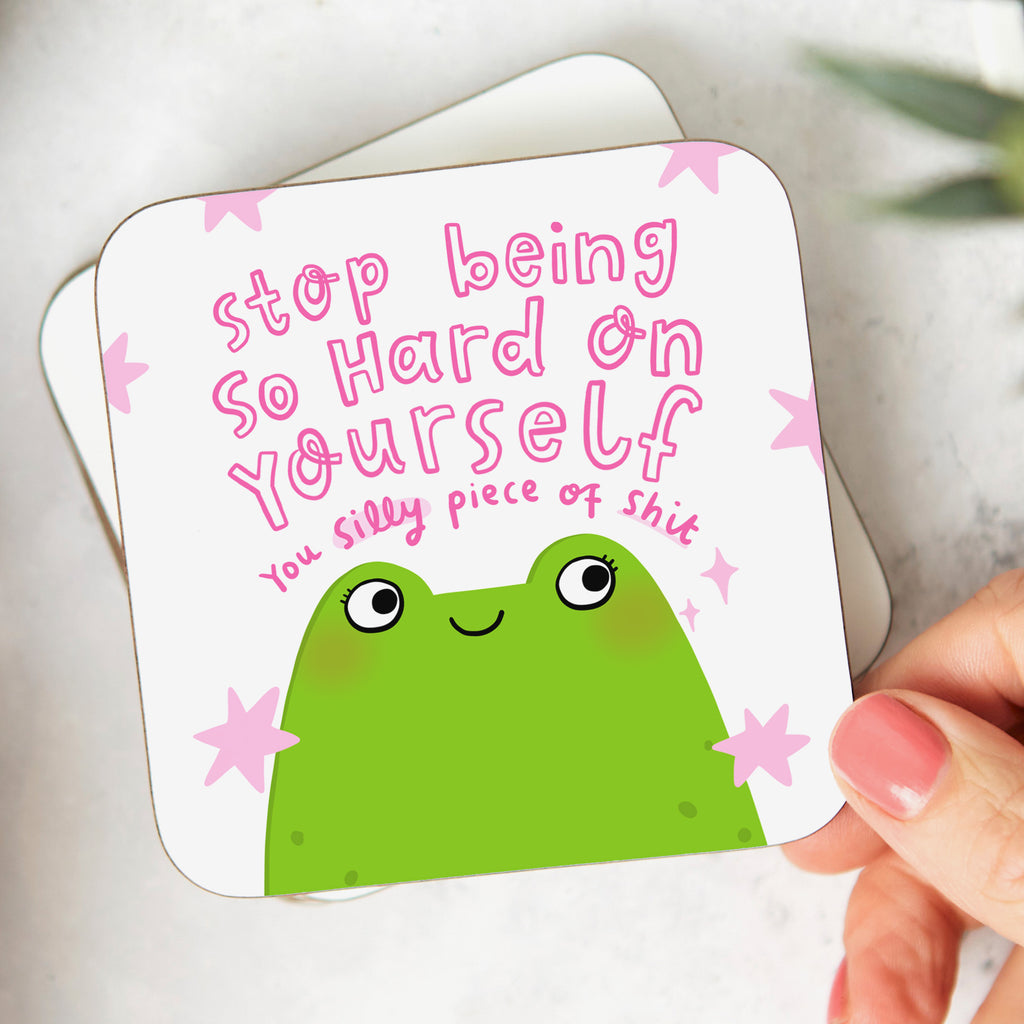 Stop Being So Hard On Yourself Mug | Funny Positivity Gift