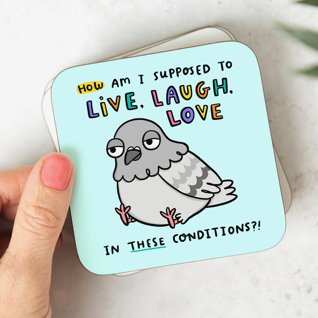 Supposed To Live Laugh Love Mug