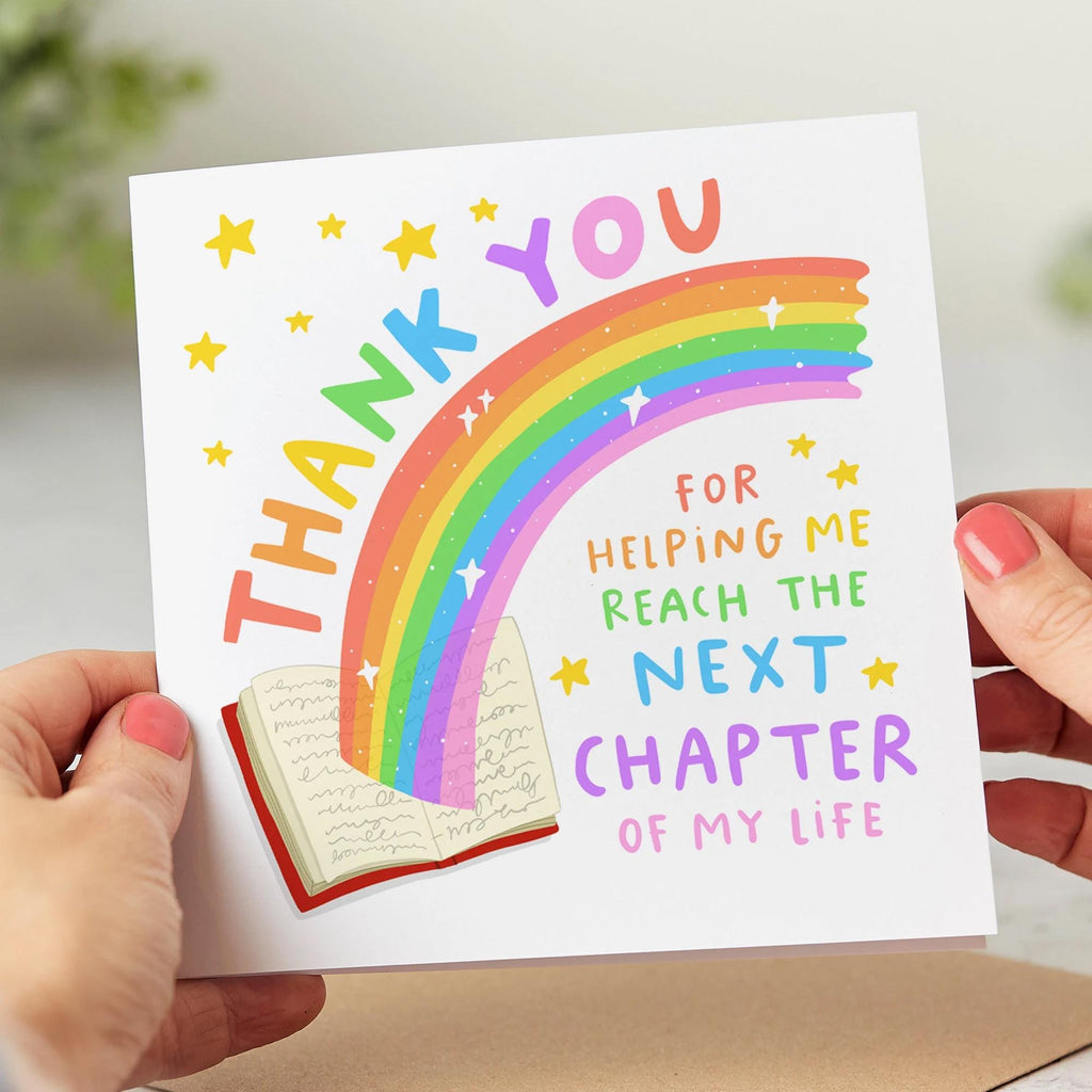 Fun Teacher Multipack Thank You Cards | End Of School, Nursery | Pack of 5, 10, 15, 20, 30, 40 or 50 Cards | For Teaching Assistant, Head Teacher, Daycare, Nursery