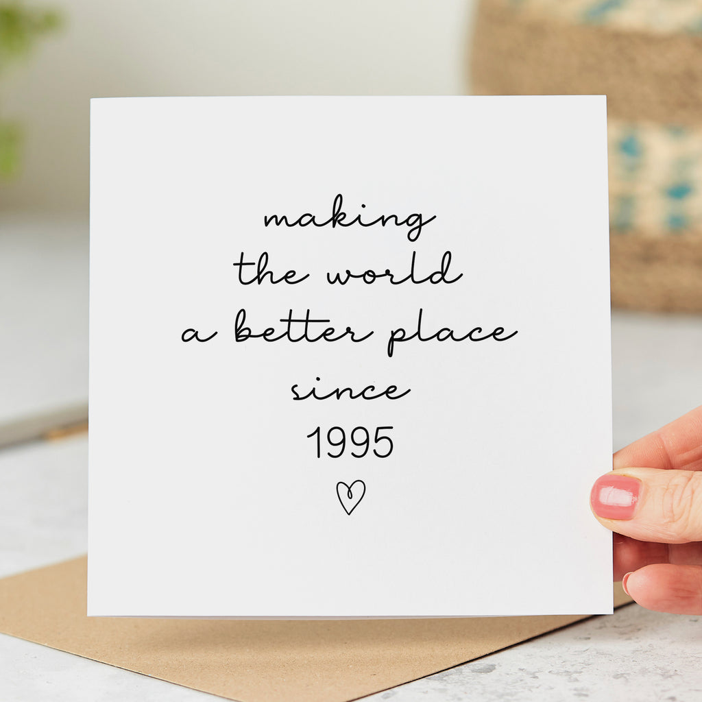 Since 1995 30th Birthday Card