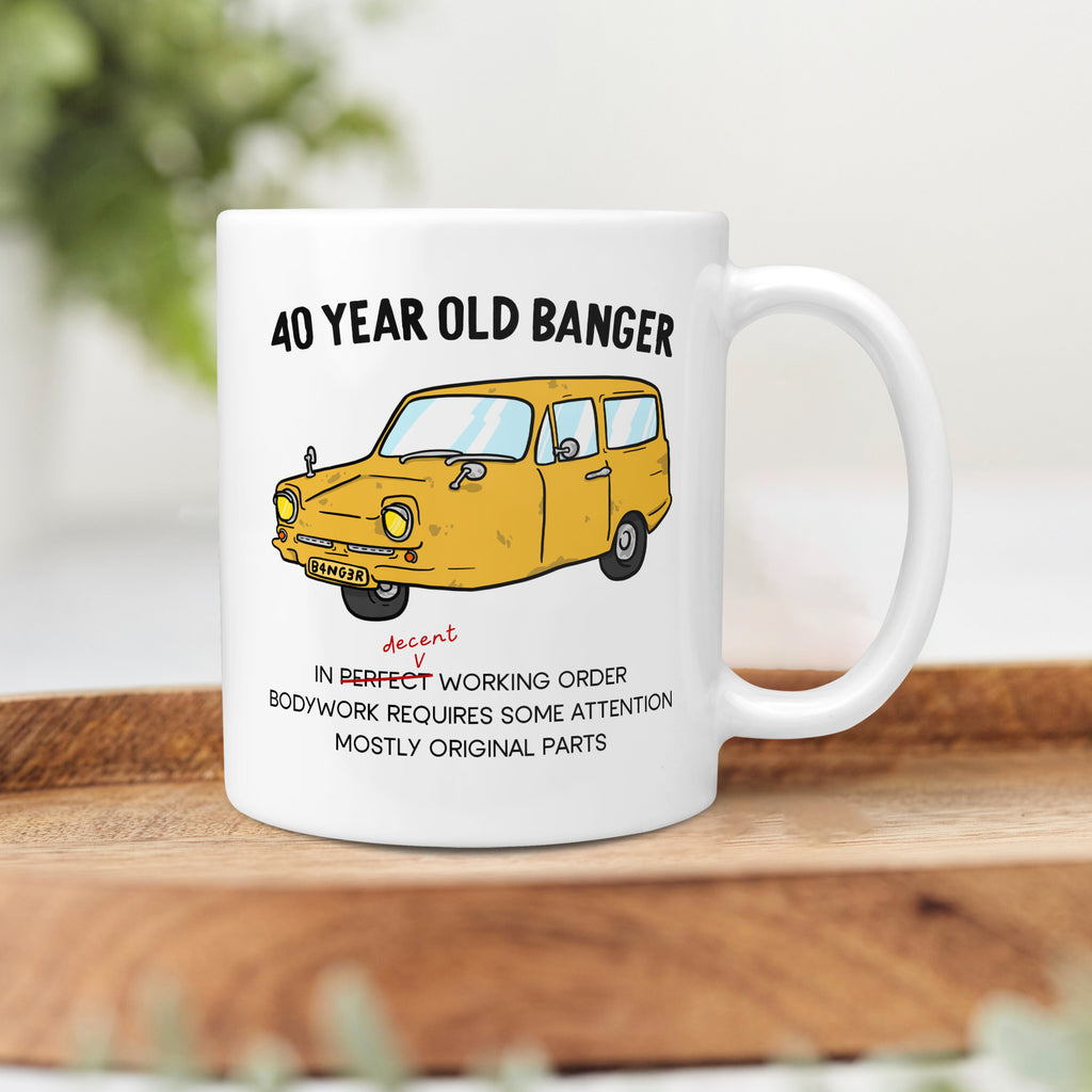 40 Year Old Banger Mug