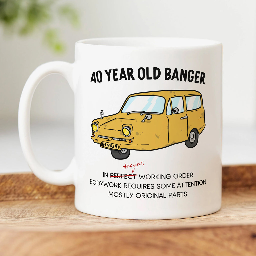 40 Year Old Banger Mug