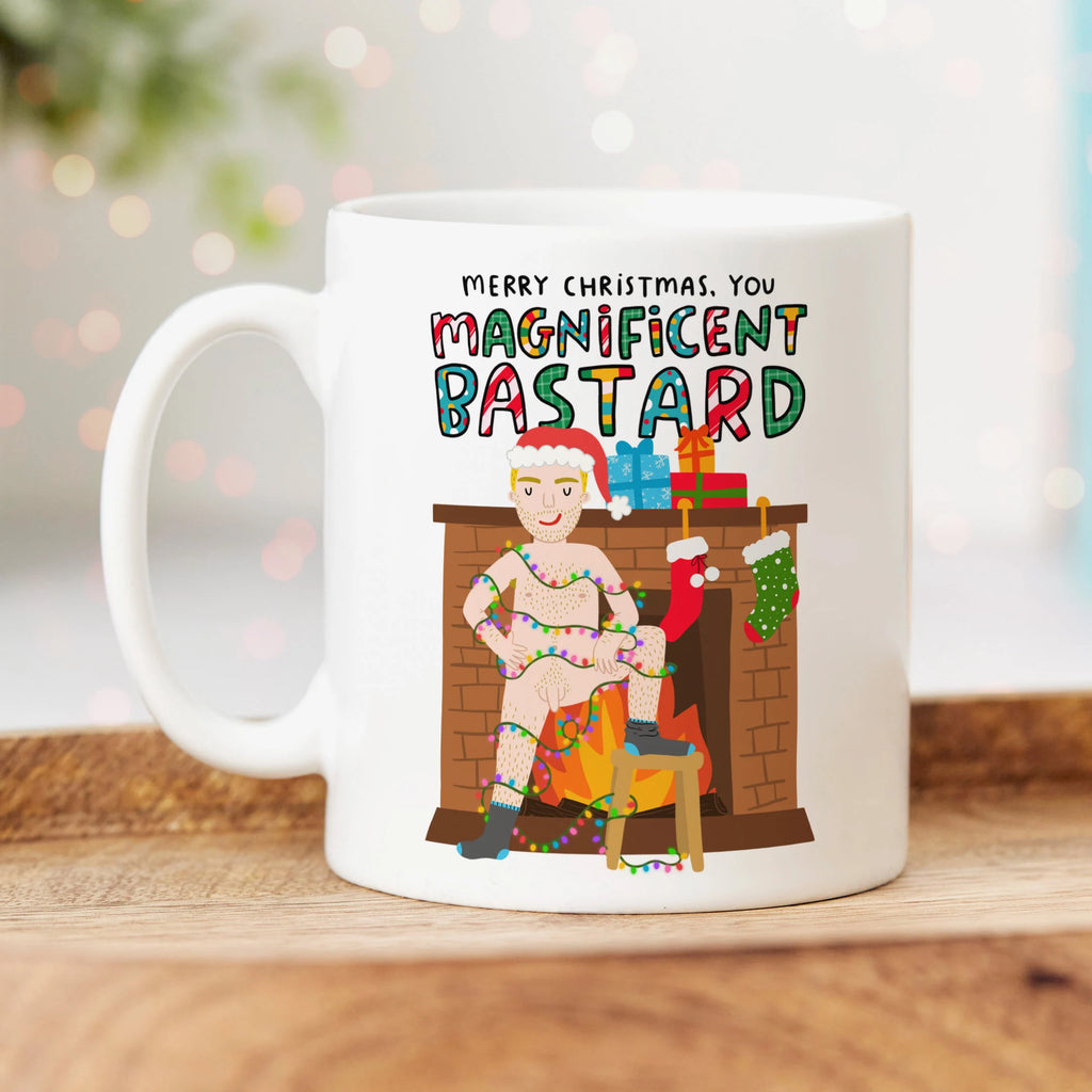 Magnificent Bastard Personalised Christmas Mug