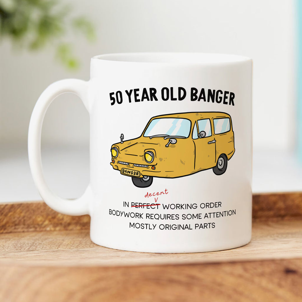 50 Year Old Banger Mug