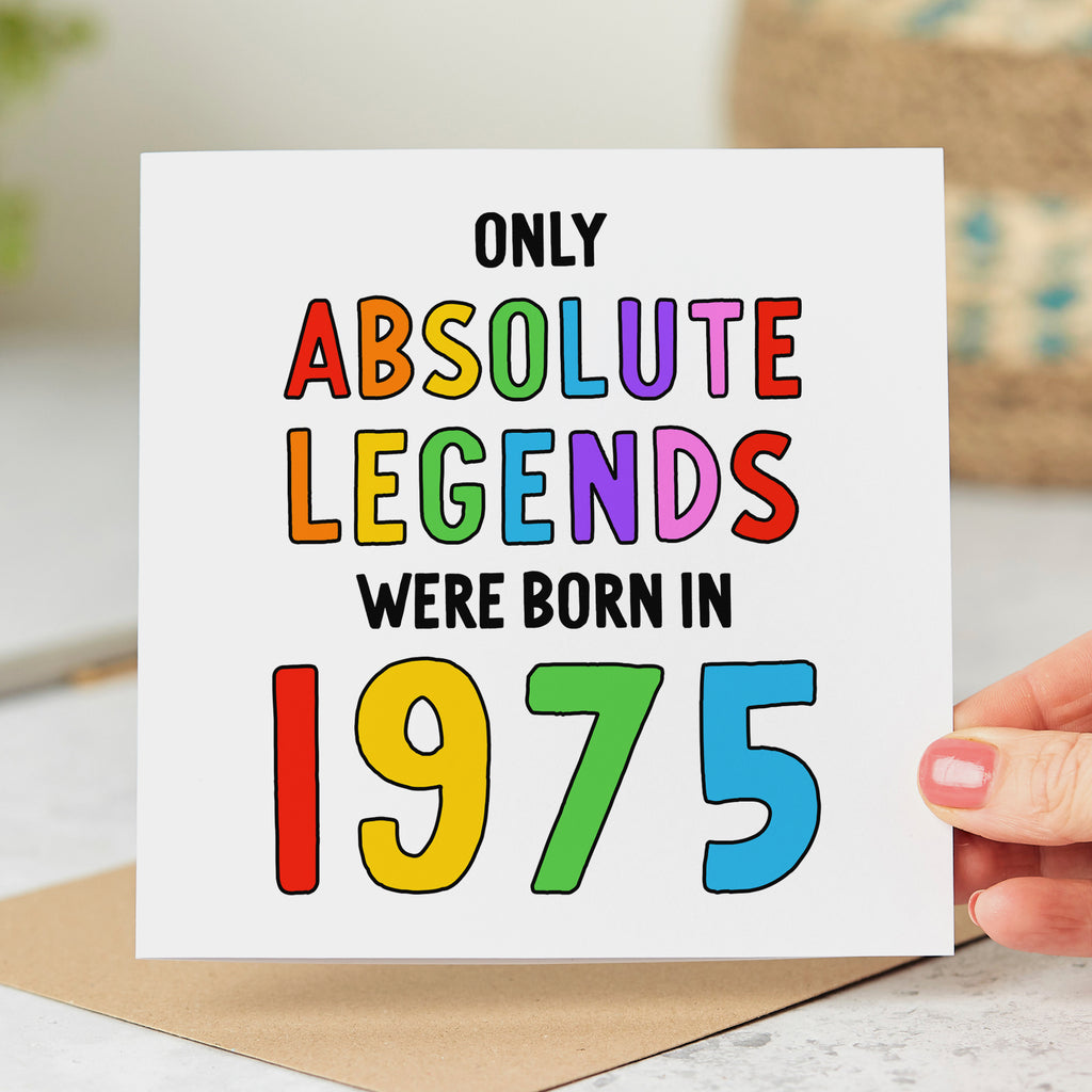 Made In 1975 - 50th Birthday Card